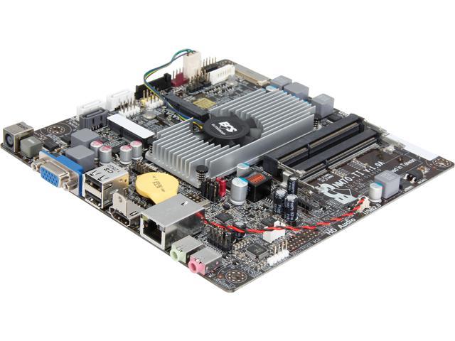 ECS NM70-TI (V1.0A) Intel Celeron 847/807 Intel NM70 Thin Mini-ITX Motherboard / CPU / VGA Combo