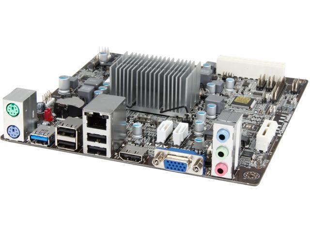 ECS BAT-I(1.2)/J1900 Intel Celeron J1900 2.0 GHz Mini ITX Motherboard / CPU / VGA Combo