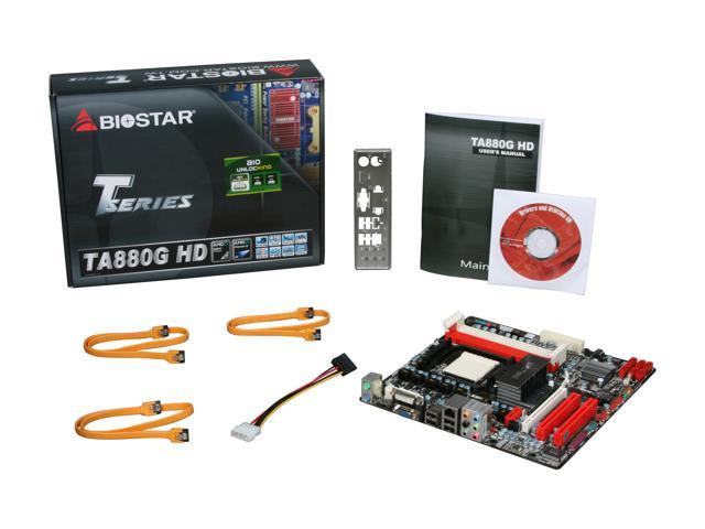 BIOSTAR TA880G HD AM3 Micro ATX AMD Motherboard - Newegg.com