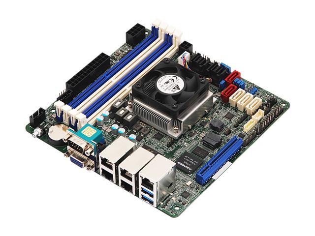 ASRock Rack Mini ITX Server Motherboard 8 core SOC - Newegg.com