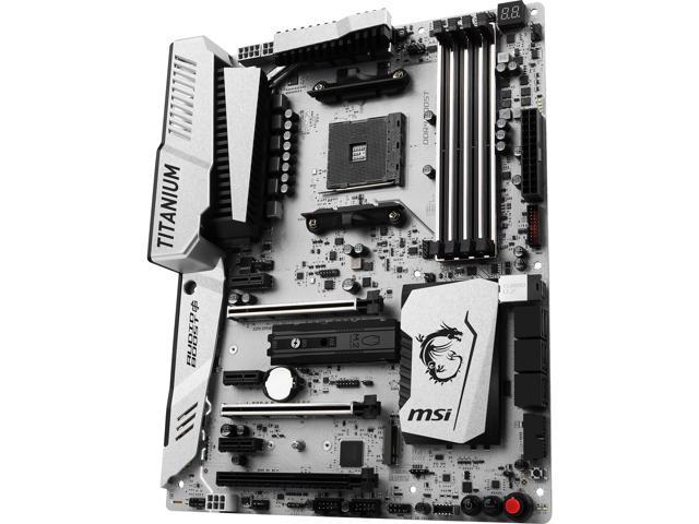zwak Stadscentrum mosterd MSI X370 XPOWER GAMING TITANIUM AM4 ATX AMD Motherboard - Newegg.com