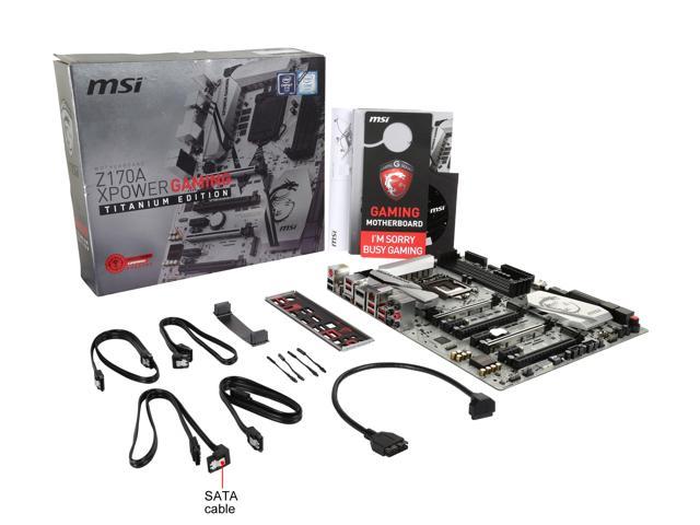 Open Box: MSI Z170A XPOWER GAMING TITANIUM EDITION LGA 1151 ATX Intel ...