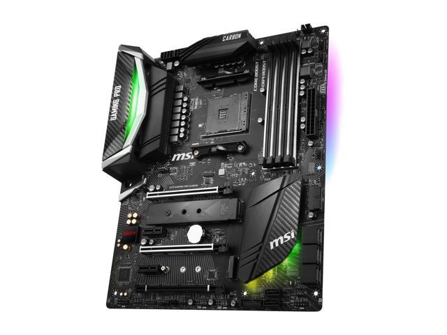 MSI PERFORMANCE GAMING X470 GAMING PRO CARBON AM4 AMD X470 SATA 6Gb/s USB  3.1 HDMI ATX AMD Motherboard