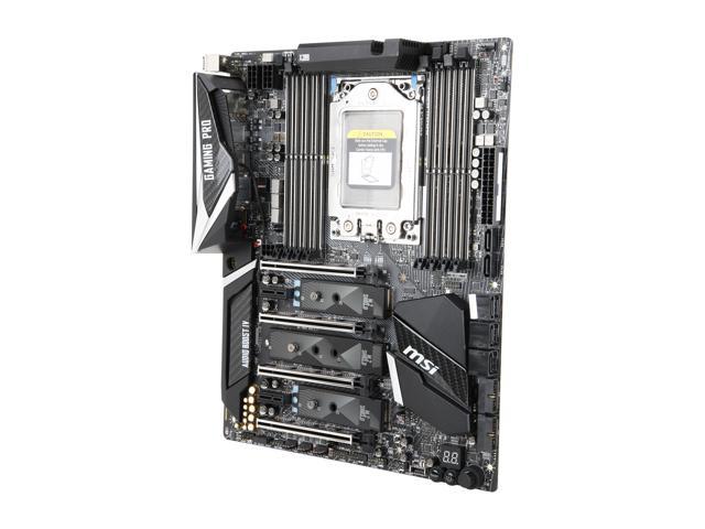 Refurbished: MSI X399 GAMING PRO CARBON AC sTR4 ATX AMD Motherboard for