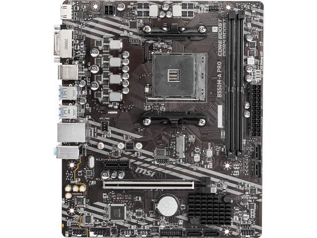 MSI PRO B550M-A PRO AM4 Micro ATX AMD Motherboard - Newegg.com