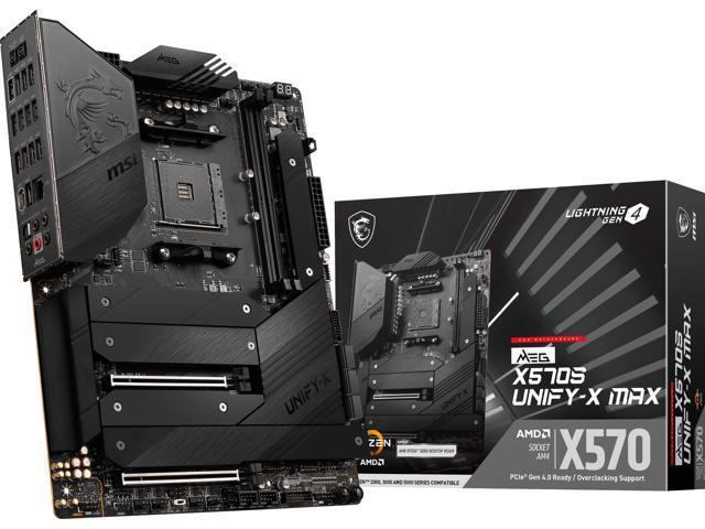 MSI MEG X570S UNIFY-X MAX AM4 AMD X570 SATA 6Gb/s ATX AMD Motherboard