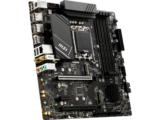 MSI PRO B760M-A WIFI LGA 1700 Intel B750 SATA 6Gb/s DDR5 mATX