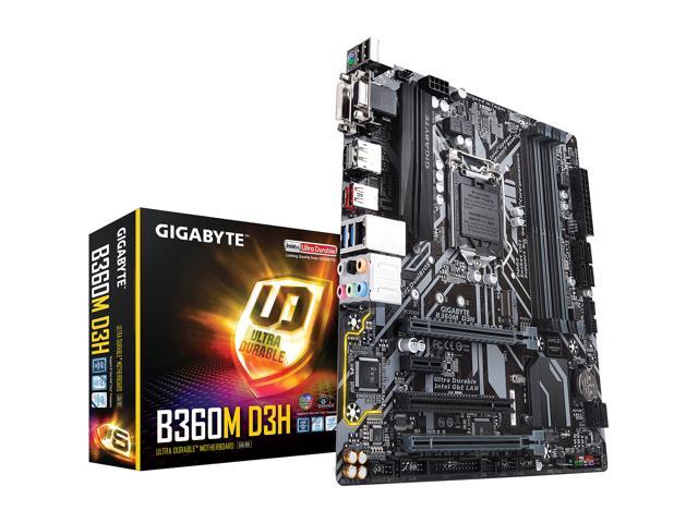 GIGABYTE B360M D3H LGA 1151 (300 Series) Micro ATX Intel 