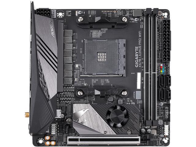 GIGABYTE X570 I AORUS PRO WIFI AMD Ryzen 3000 PCIe 4.0 SATA 6Gb/s USB 3.2 AMD X570 Mini-ITX Motherboard