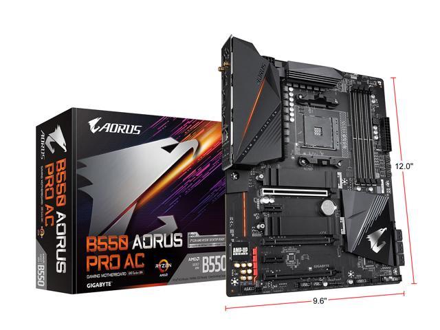 Gigabyte b550 aorus pro ac какие процессоры поддерживает