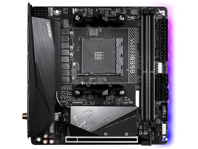 porselein bladerdeeg Evalueerbaar GIGABYTE B550I AORUS PRO AX AMD Mini-ITX Motherboard - Newegg.com