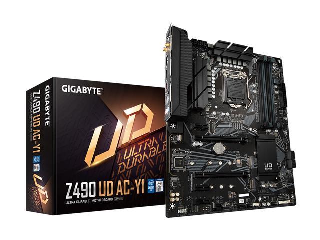 GIGABYTE Z490 UD AC-Y1 LGA 1200 Intel Z490 ATX Motherboard with Dual M ...