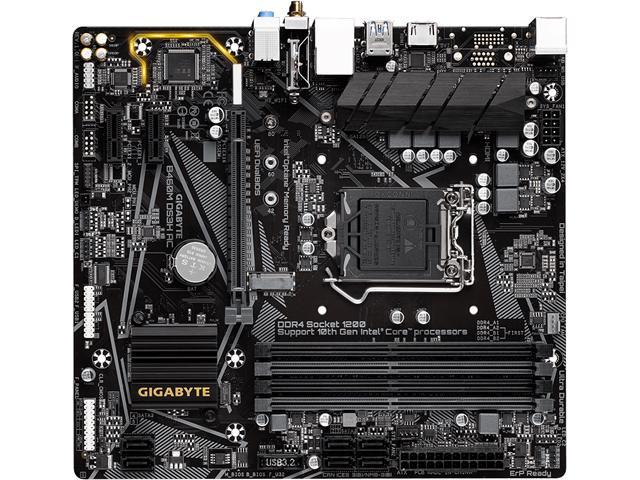 GIGABYTE B460M DS3H AC-Y1 LGA 1200 Intel B460 SATA 6Gb/s Micro ATX Intel Motherboard