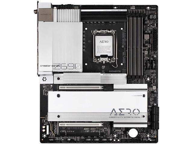 GIGABYTE Z690 AERO D LGA 1700 Intel Z690 Extended ATX Motherboard with DDR5, Quad M.2, PCIe 5.0, USB 3.2 Gen2X2 Type-C, WiFi 6, AQUANTIA 10GbE LAN
