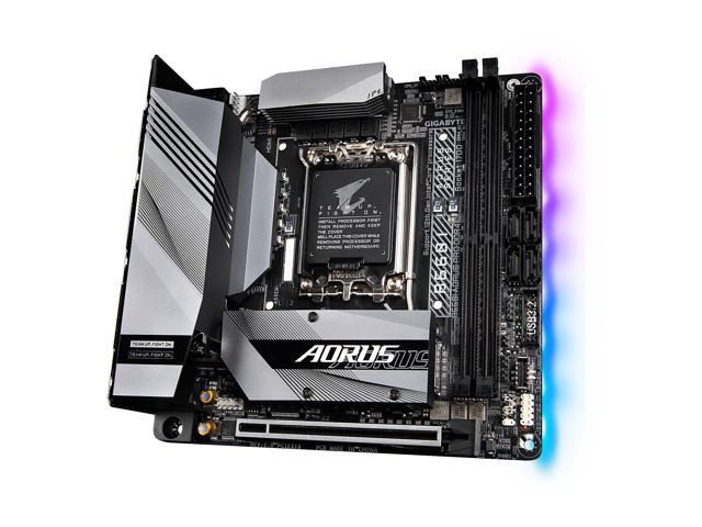 GIGABYTE B660I AORUS PRO DDR4 B660 Intel LGA 1700 Mini-ITX Motherboard with  DDR4, Single M.2, PCIe 4.0, USB 3.2 Gen2 Type-C, WIFI 6 802.11ax, Intel 