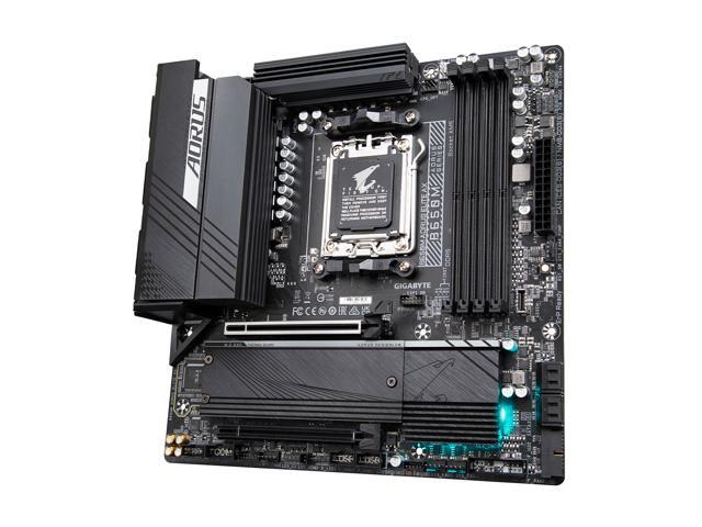 GIGABYTE B650M AORUS ELITE AX AM5 LGA 1718 AMD B650 M-ATX Motherboard ...