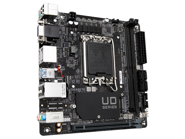 GIGABYTE H610I H610 Intel LGA 1700 Mini-ITX Motherboard with DDR5 ...