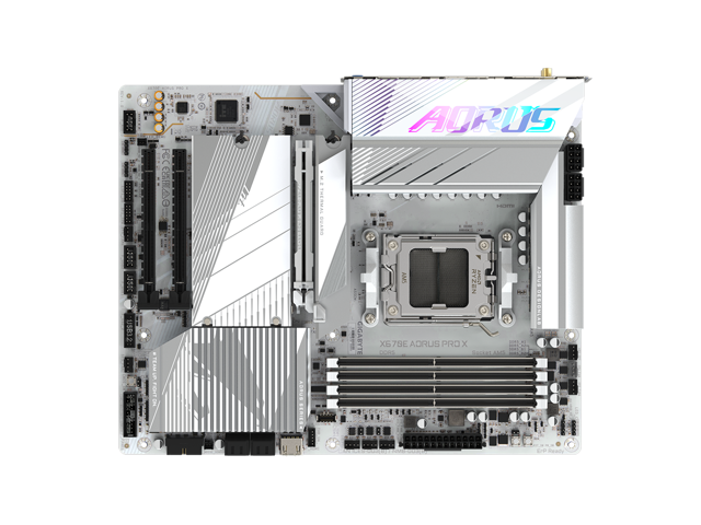 GIGABYTE X670E AORUS PRO X AM5 LGA 1718 AMD X670E ATX Motherboard with ...