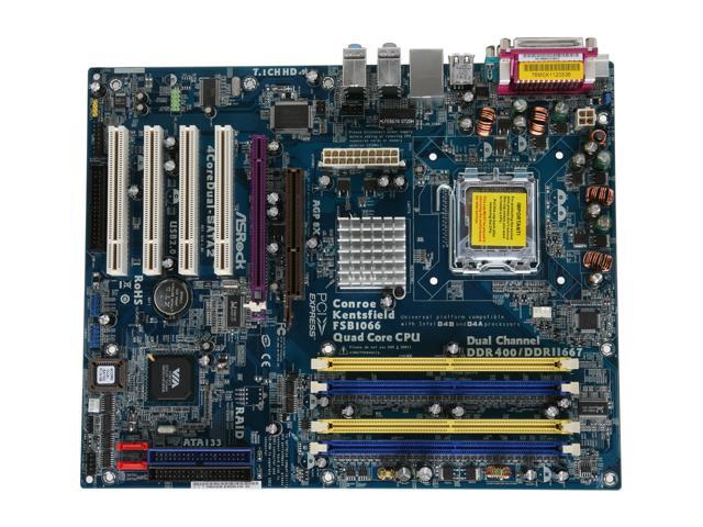 ASRock 4CoreDual-SATA2 R2.0 LGA 775 ATX Intel Motherboard - Newegg.com