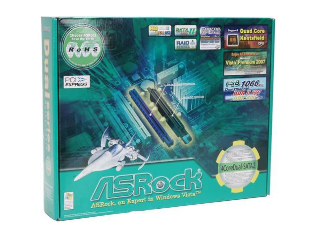 ASRock 4CoreDual-SATA2 R2.0 LGA 775 ATX Intel Motherboard - Newegg.com