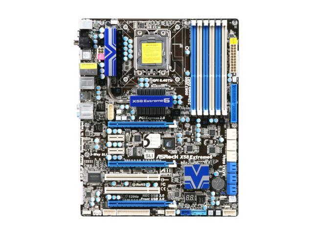 ASRock X58 EXTREME6 LGA 1366 ATX Intel Motherboard - Newegg.com