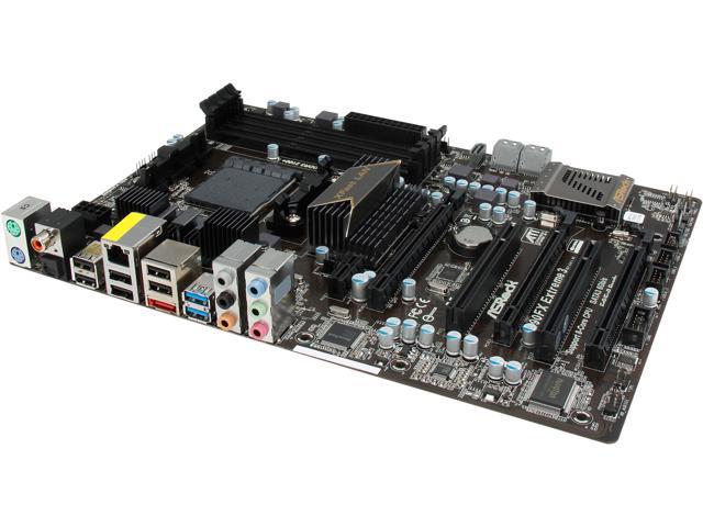 ASRock 990FX Extreme3 AM3+ AMD 990FX + SB950 SATA 6Gb/s USB 3.0 ATX AMD Motherboard with UEFI BIOS