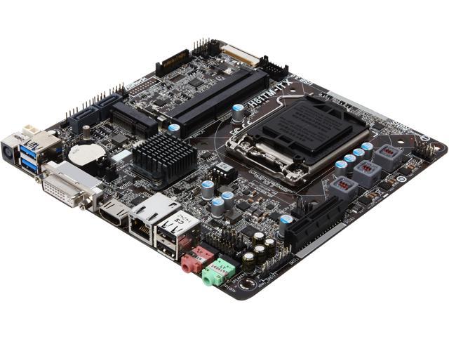 ASRock H81TM-ITX R2.0 LGA 1150 Intel H81 HDMI SATA 6Gb/s USB 3.0 Mini ITX Intel Motherboard