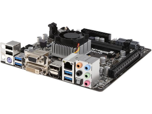 ASRock QC5000-ITX AMD FT3 Kabini A4-5000 Quad-Core APU BGA769 (FT3) Mini ITX Motherboard / CPU Combo