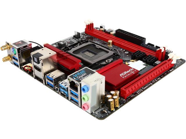 Asrock Asrock Fatal1ty Gaming Z170 Gaming Itx Ac Lga 1151 Mini Itx Intel Motherboard Newegg Com