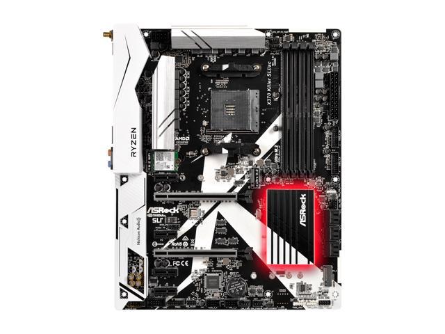 Open Box: ASRock X370 Killer SLI/ac AM4 ATX AMD Motherboard - Newegg.com