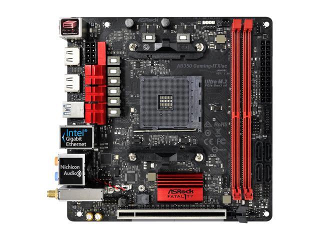 Open Box: ASRock Fatal1ty AB350 Gaming-ITX/ac AM4 Mini ITX AMD 
