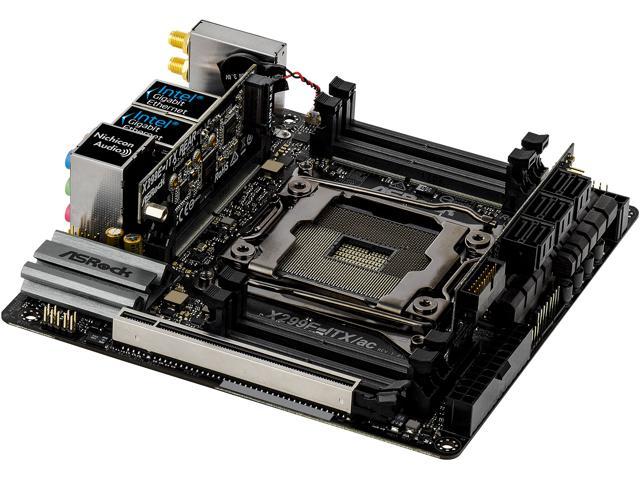 ASRock X299E-ITX/AC LGA 2066 Intel X299 SATA 6Gb/s USB 3.1 Mini ITX Intel Motherboard