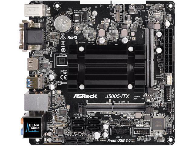 ASRock J5005-ITX Intel Quad-Core Pentium Silver Processor J5005 (up to 2.8 GHz) Mini ITX Motherboard / CPU Combo