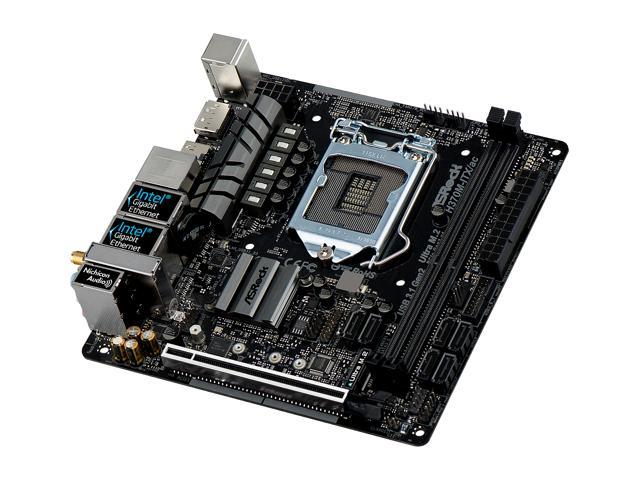 Asrock H370m Itx Ac Lga 1151 300 Series Mini Itx Intel Motherboard Newegg Com