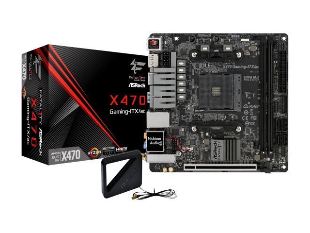 ASRock Fatal1ty X470 Gaming-ITX/ac AM4 Mini ITX AMD Motherboard 