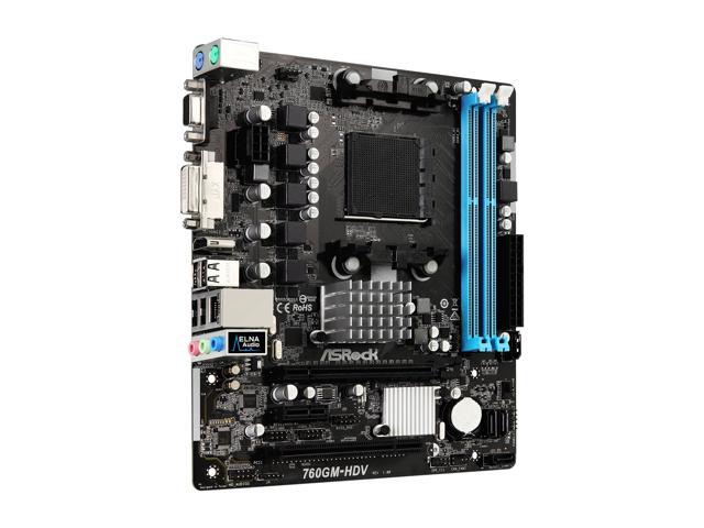 Подключение материнской платы asrock 760gm hdv