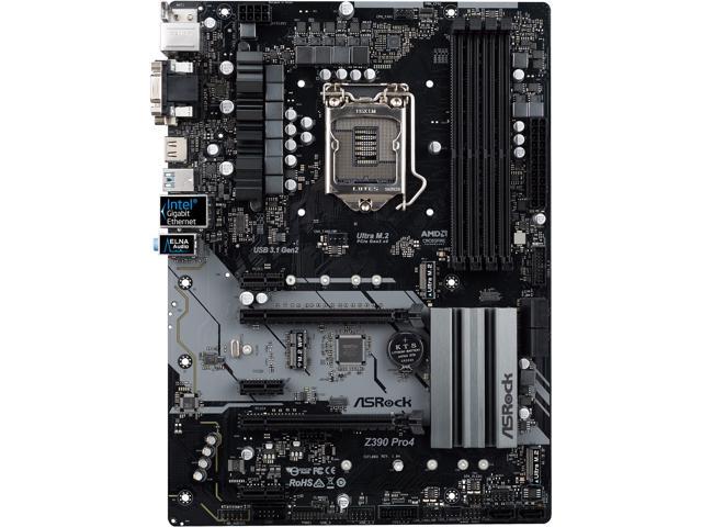 ASRock Z390 Pro4 ATX Intel Motherboard - Newegg.com