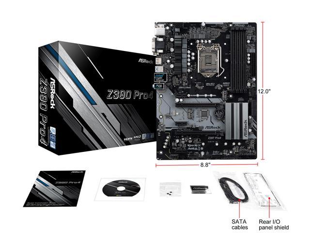 ASRock Z390 Pro4 ATX Intel Motherboard - Newegg.com