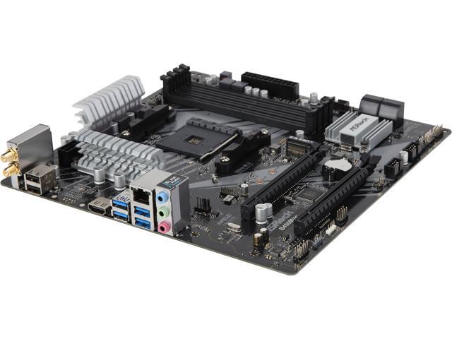 ASRock B450M/AC AM4 Micro ATX AMD Motherboard - Newegg.com