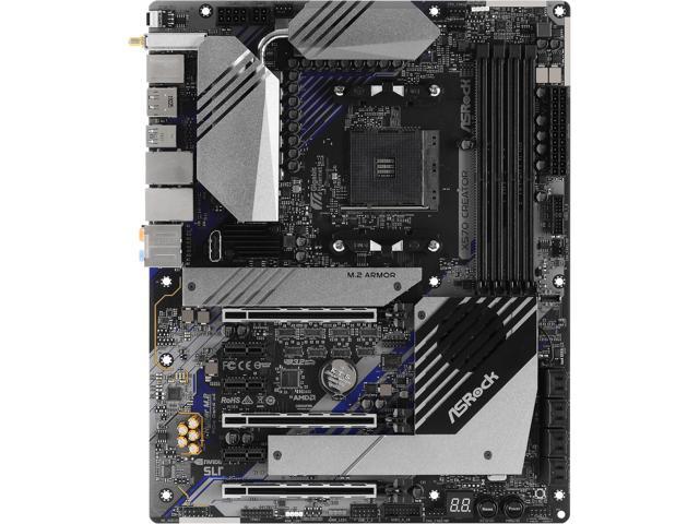 ASRock X570 CREATOR AM4 AMD X570 SATA 6Gb/s ATX AMD Motherboard