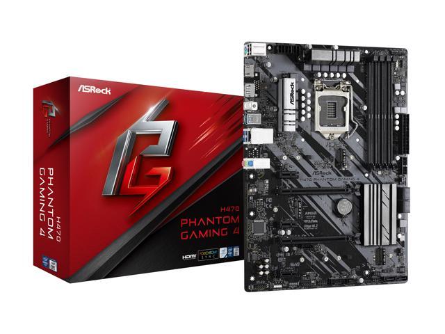 Материнская плата asrock h470 phantom gaming 4 какие процессоры подходят