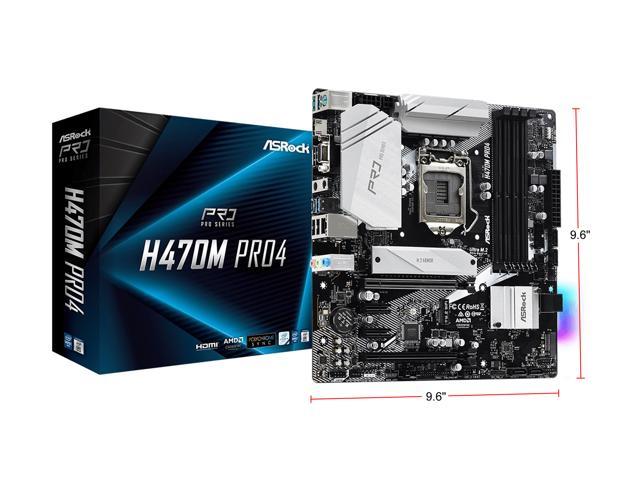 Asrock h470m pro4 обзор