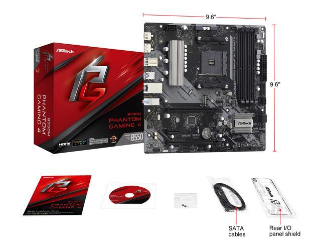 Asrock b550 phantom gaming 4 подключение