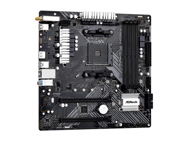 ASRock B450M/AC R2.0 AM4 Ryzen 5000 Bios SATA 6Gb/s Micro ATX