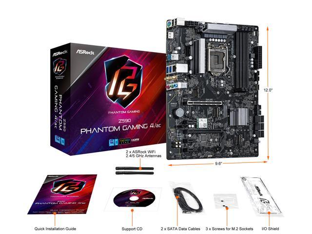 Asrock z590 phantom gaming 4 не видит