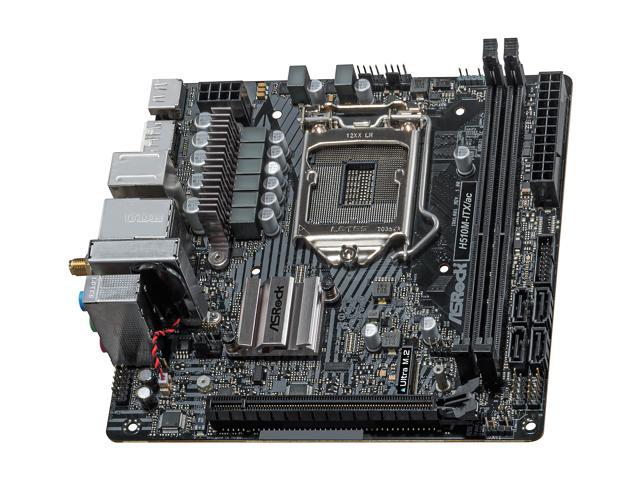 ASRock H510M-ITX/AC LGA 1200 Intel H510 SATA 6Gb/s Mini ITX Intel  Motherboard