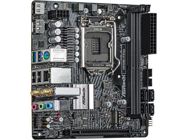 ASRock H510M-ITX/AC LGA 1200 Intel H510 SATA 6Gb/s Mini ITX Intel  Motherboard