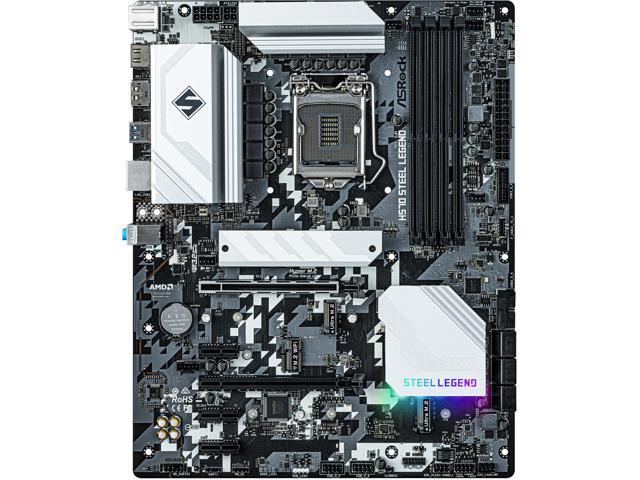 Asrock H570 Steel Legend Lga 10 Atx Intel Motherboard Newegg Com