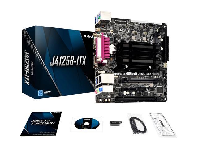 ASRock J4125B-ITX Intel Celeron Quad-Core Processor J4125 (up To 2.7 ...