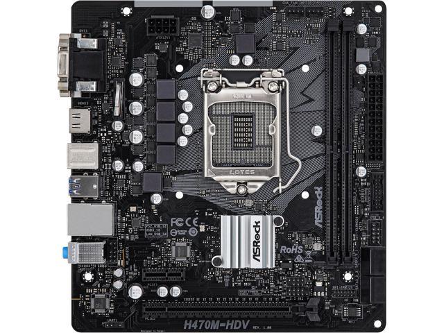 Asrock h470m hvs схема подключения